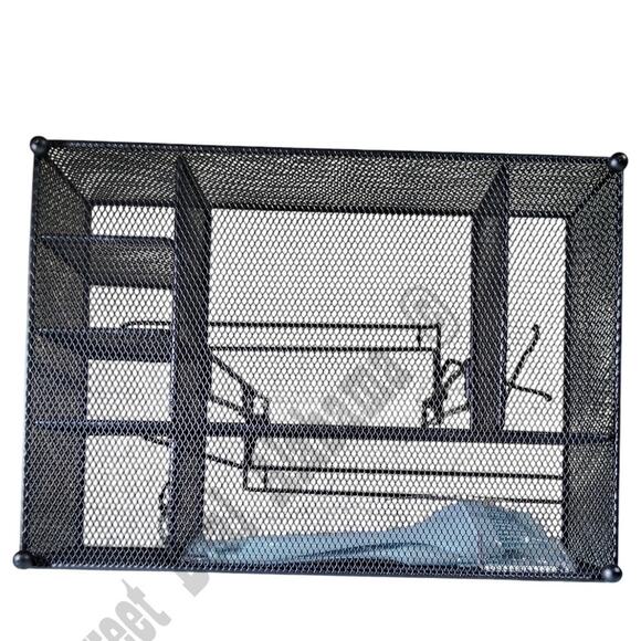 Grill Caddy -Camping Accessories, Condiment Caddy, BBQ Accessories Mesh Basket - Picture 8 of 9